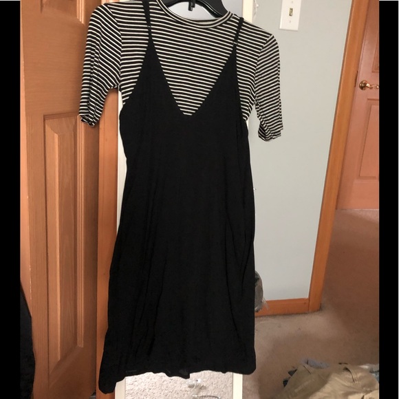 Tilly's Dresses & Skirts - TILLYS shift dress with striped shirt underneath
